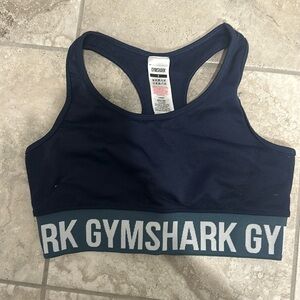 Womens navy gymshark sports bra